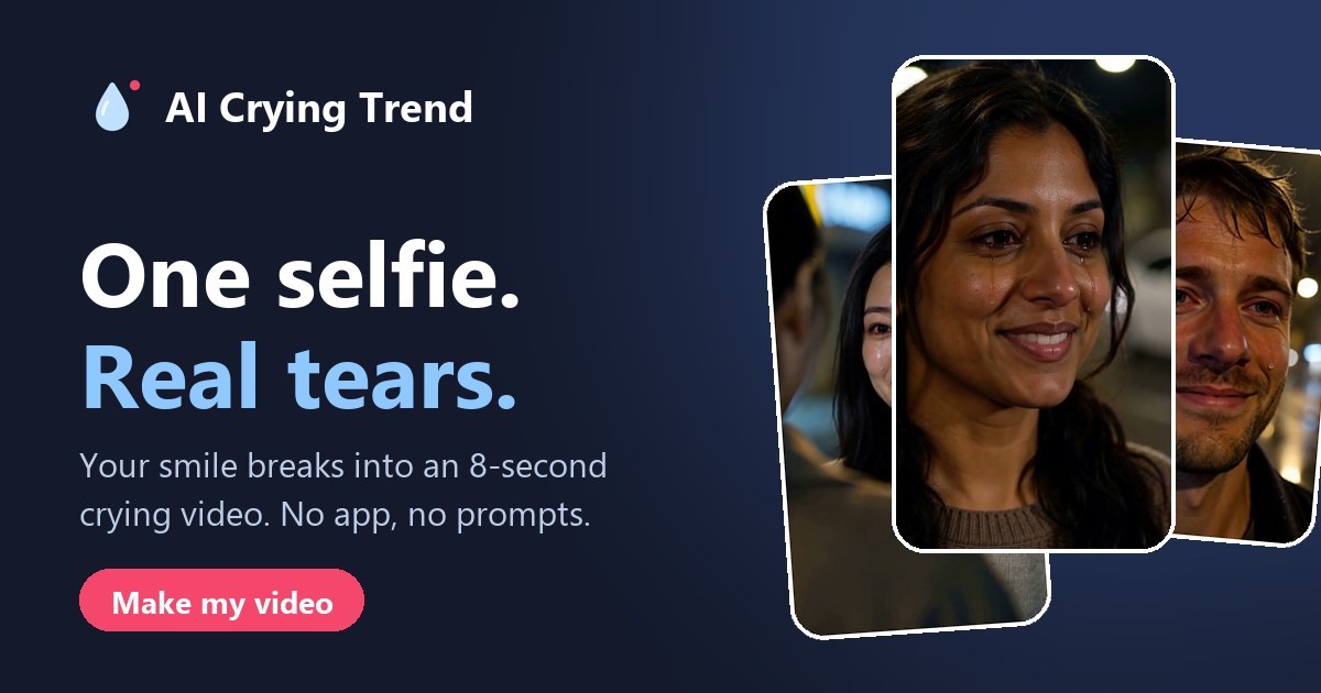 AI Crying Trend screenshot 1