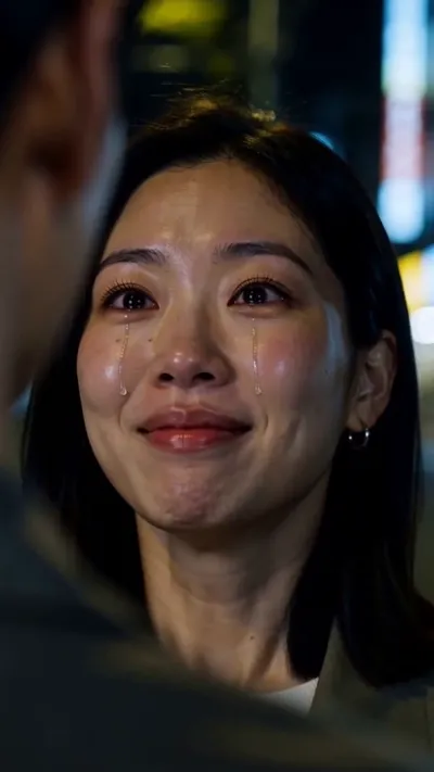 Over the Shoulder AI crying video sample